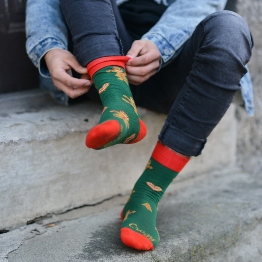 Vianočné ponožky perníčky