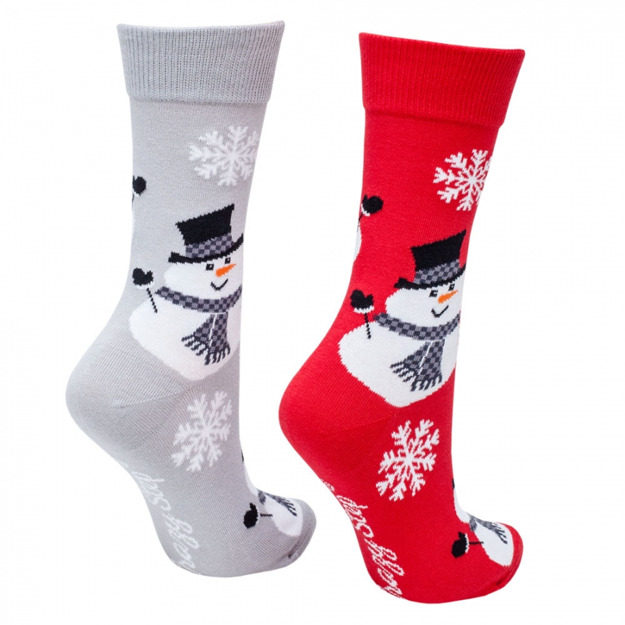 DETSKÉ ponožky vianoční snehuliaci